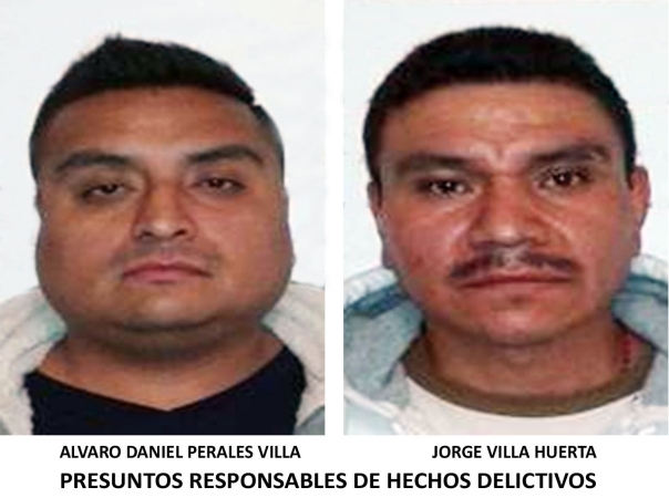  Álvaro Daniel Perales Villa y Jorge Villa Hurtado, presuntos narcomenudistas detenidos en flagrancia.