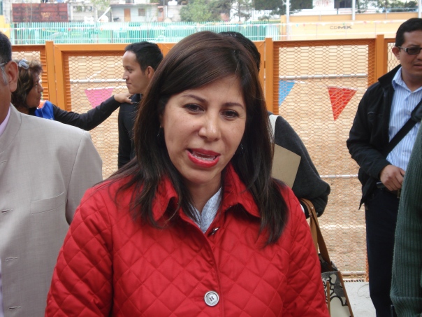 Carolina Santana, delegada en Iztapalapa.